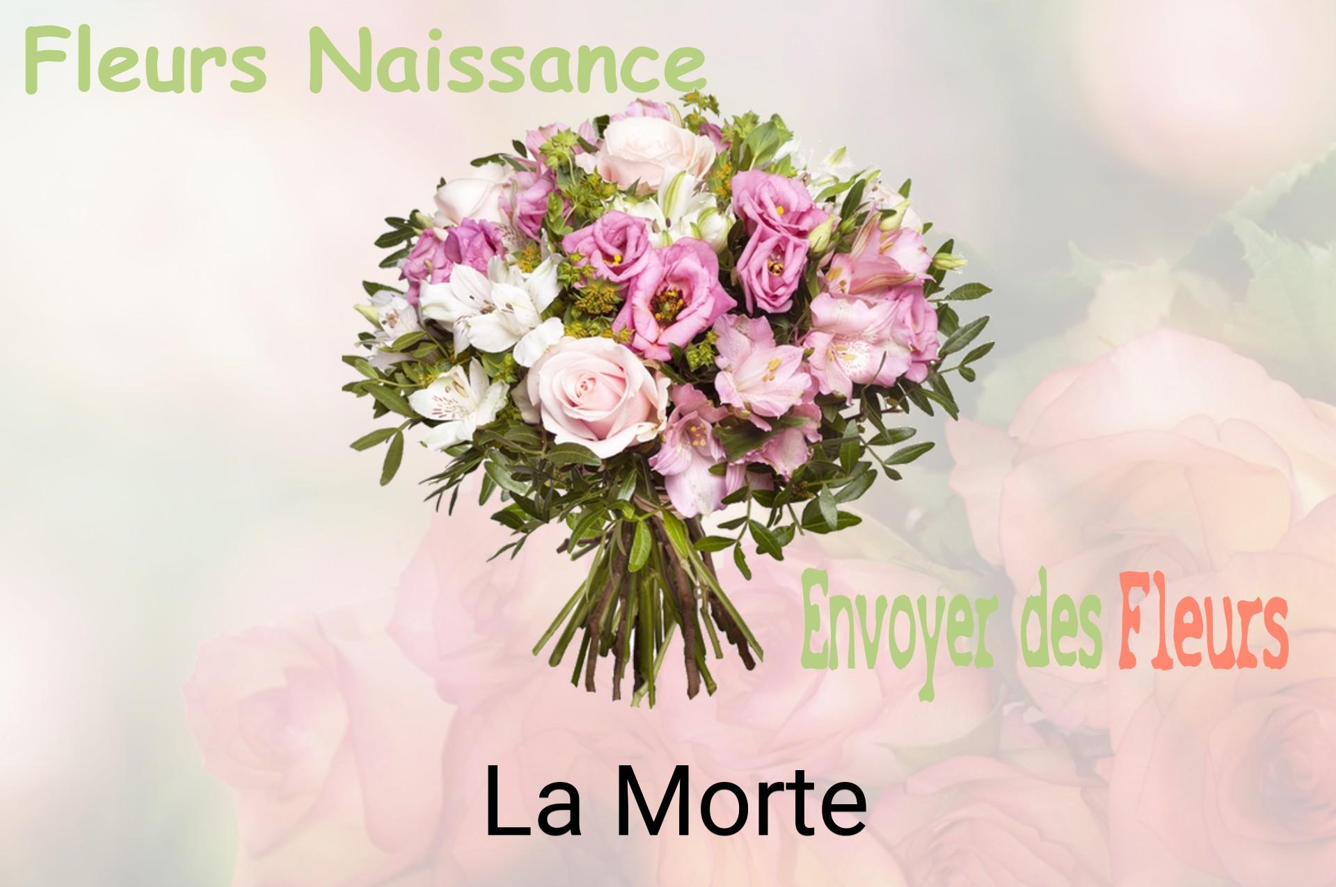Bouquet de fleurs de naissance livré à La Morte